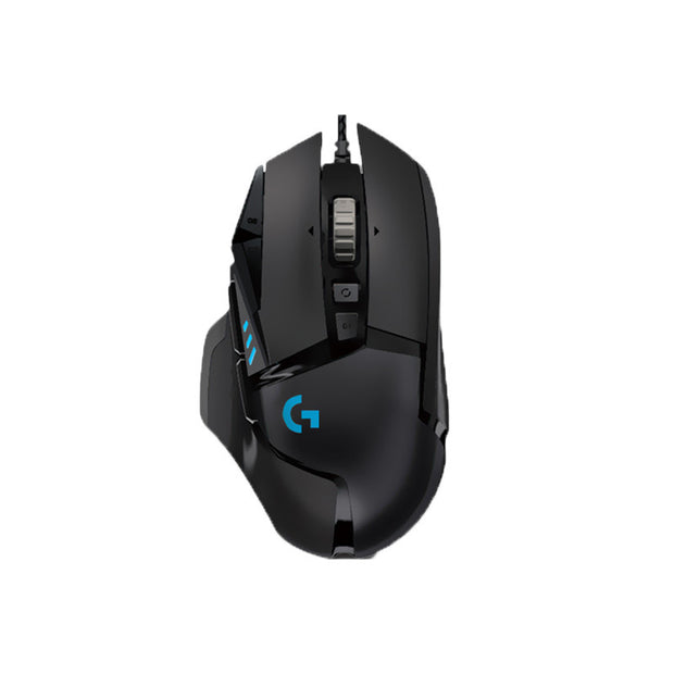 Logitech G502 Hero Dominator wired gaming mouse with customizable buttons and RGB backlighting by eprolo.