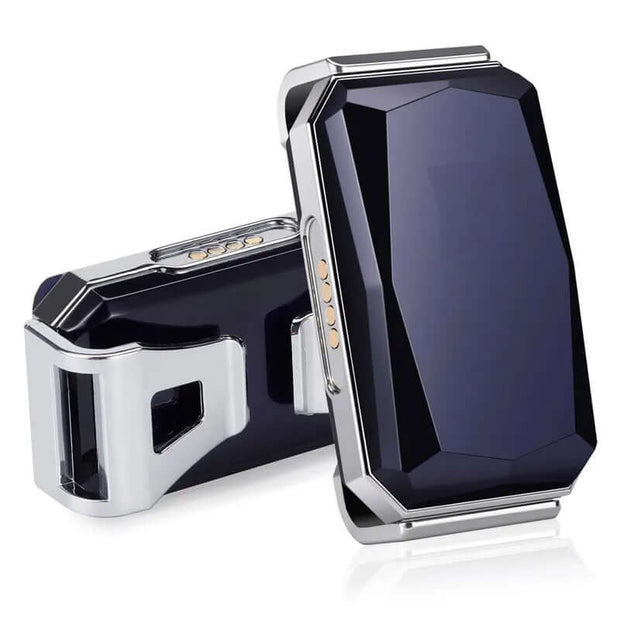 G12 Smart GPS pet tracker by eprolo showcasing the device from different angles, emphasizing its compact form.