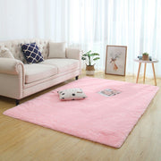 Silky Fluffy Carpet Modern Home Decor Long Plush Shaggy Rug