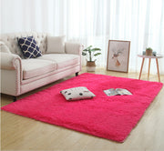 Silky Fluffy Carpet Modern Home Decor Long Plush Shaggy Rug