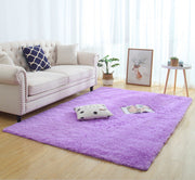 Silky Fluffy Carpet Modern Home Decor Long Plush Shaggy Rug