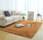 Silky Fluffy Carpet Modern Home Decor Long Plush Shaggy Rug