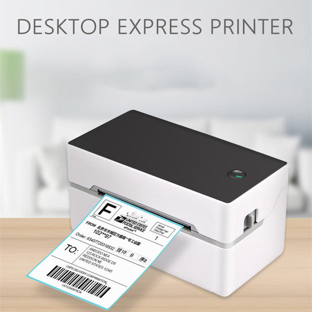 Thermal Label Printer Bluetooth Express Electronic Face Sticker on Desk