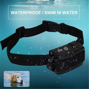 Waterproof receiver of the Wireless Electronic Dog Fence System by eprolo, displayed underwater, showcasing its durable and waterproof design.