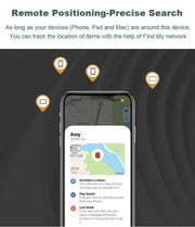 Remote positioning feature for device tracking using Find My network with Mini GF07 GSM/GPRS/GPS GPS Pet Kids Cars Tracking Device Locator by eprolo.