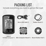 Durable Walker XOSS G+ Cycling GPS Computer designed for light rain compatibility.