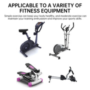 A visual collage by eprolo detailing various fitness equipment compatible with the Heart-rate electronic instrument, highlighting versatility in home workouts.