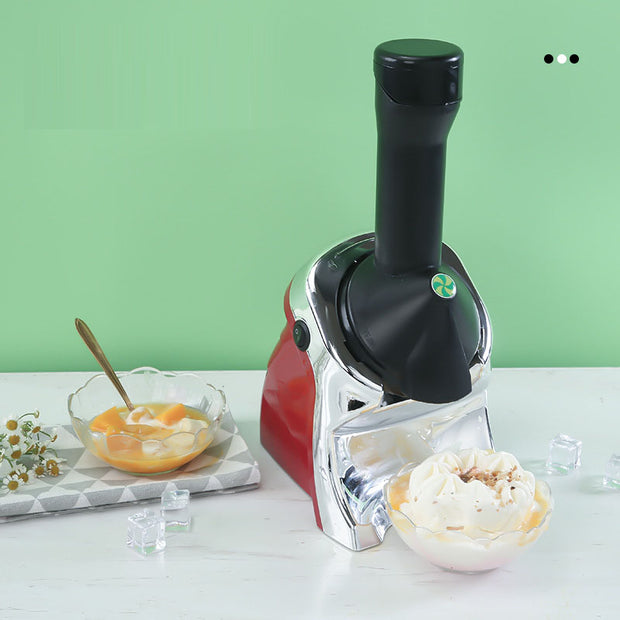 Electronic ice cream machine household electric fruit ice cream maker for kids, perfect for creating delicious homemade treats.
