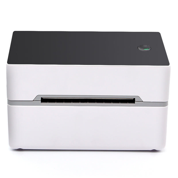 Bluetooth Thermal Label Printer in action, printing 40-80mm stickers efficiently for home and business use.