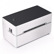 Overview of Bluetooth Thermal Label Printer showcasing its sleek design and fast 150mm/s printing speed.