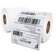 Different label sizes printed by Bluetooth Thermal Label Printer highlighting label versatility.