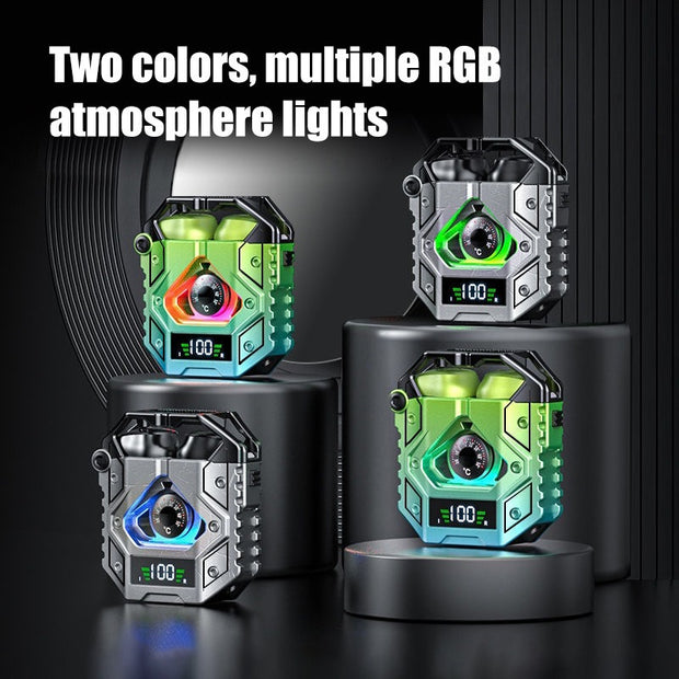 Multiple color H9 Bluetooth wireless headsets with RGB lights by eprolo, perfect for gaming enthusiasts and featuring long battery life bluetooth.