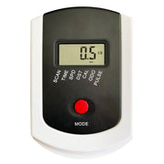 Heart rate electronic instrument display for spinning bikes and fitness bikes by eprolo, featuring an LCD screen showing exercise metrics like speed, distance, and calories.