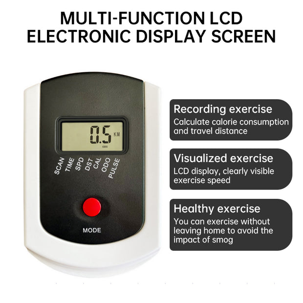 eprolo Multi-Function LCD Electronic Display Screen for recording exercise data including time, speed, distance, odometer, and pulse.