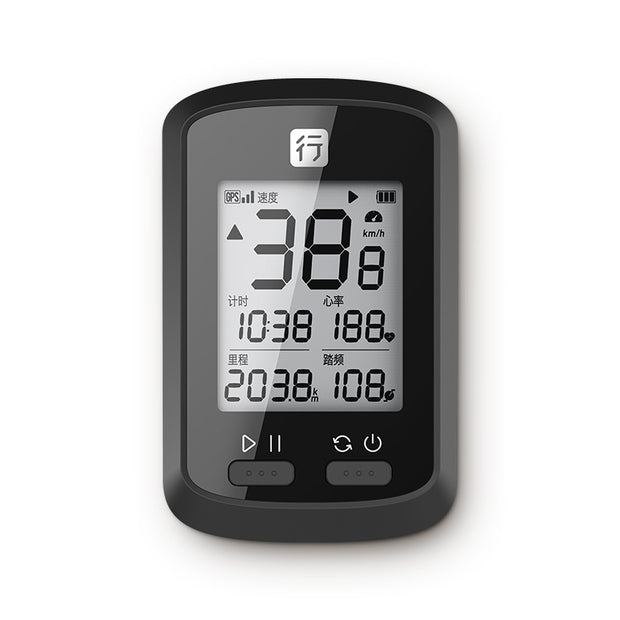 Walker XOSS G+ Cycling GPS Computer lightweight design ideal for cyclists.